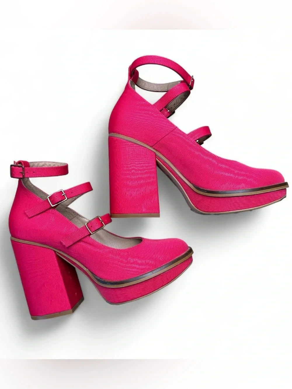 Free People Perfect Pair Platform Mary Jane Heels Size 37 NWOT